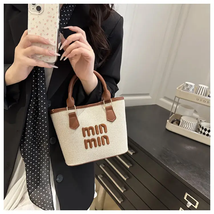Nine Min Waterproof Crossbody Bag Black White — feature 24