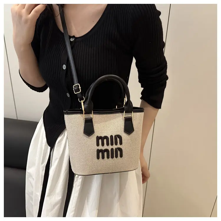Nine Min Waterproof Crossbody Bag Black White — feature 29