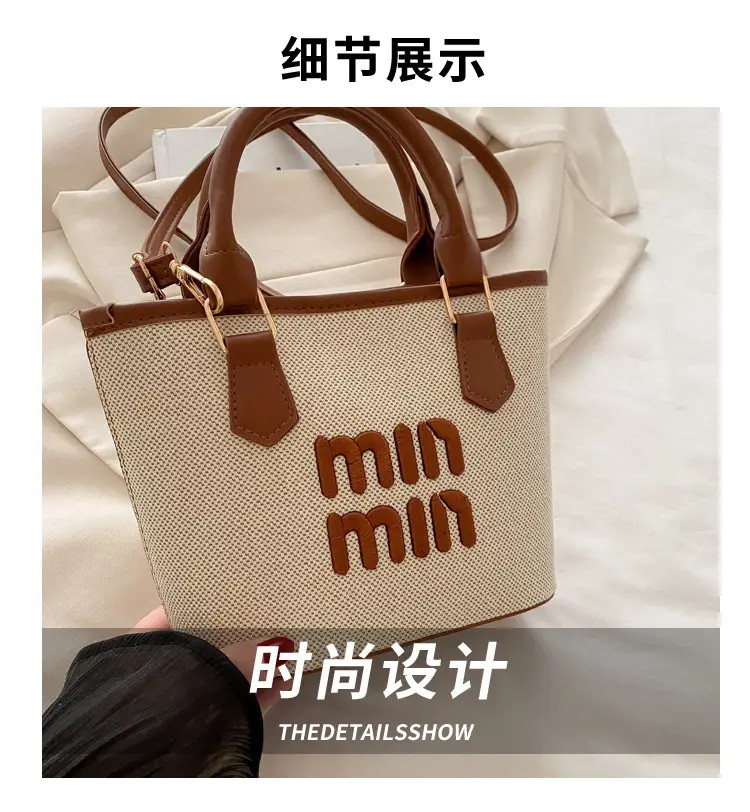 Nine Min Waterproof Crossbody Bag Black White — feature 4