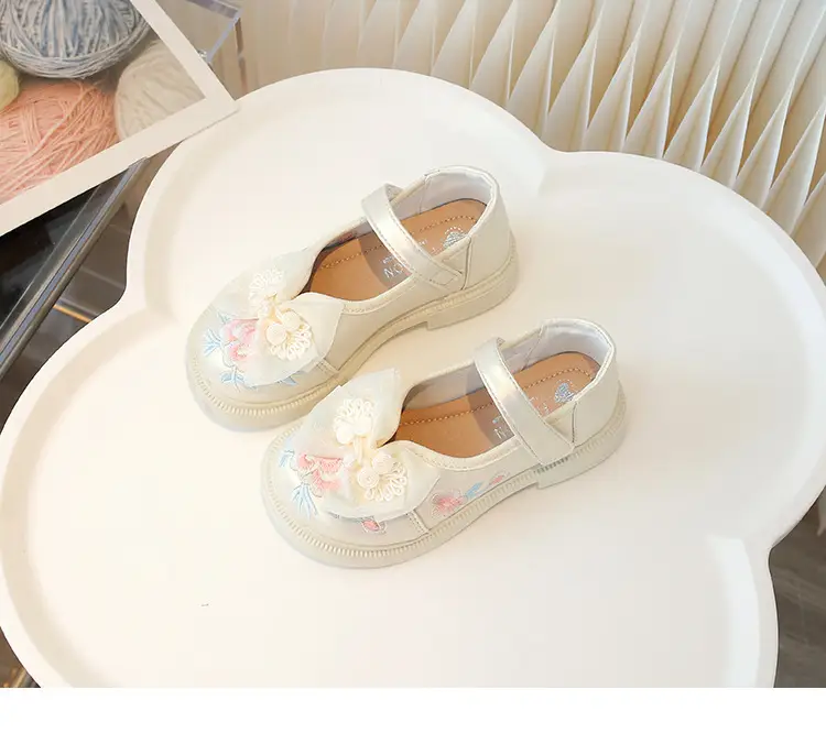 Girls Pink Bow Lace Baby Shoes Spring Summer — feature 10