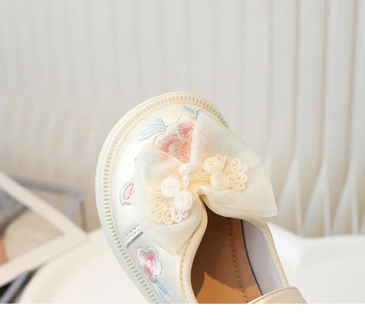 Girls Pink Bow Lace Baby Shoes Spring Summer — feature 19