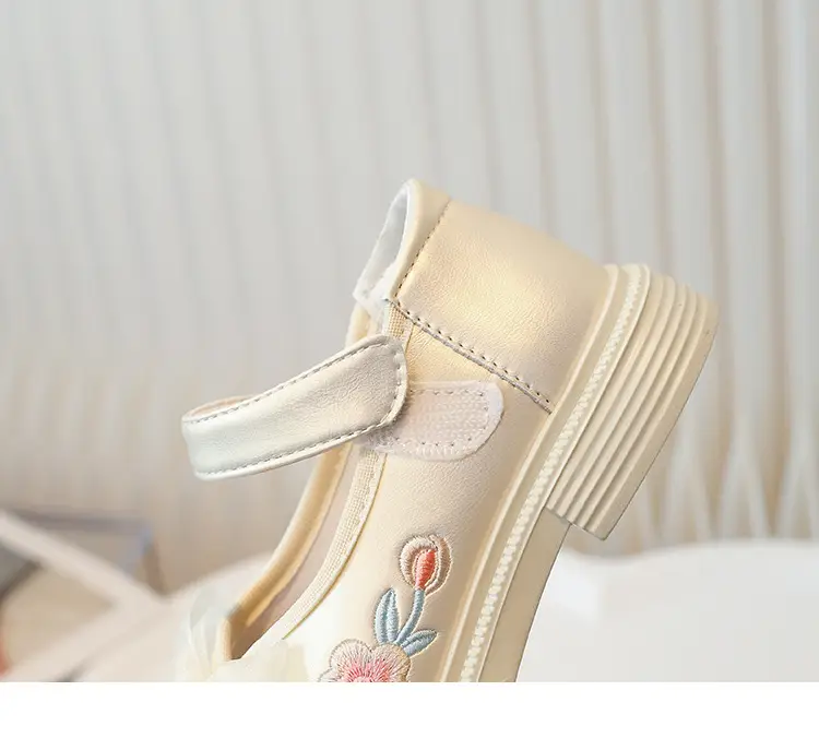 Girls Pink Bow Lace Baby Shoes Spring Summer — feature 20