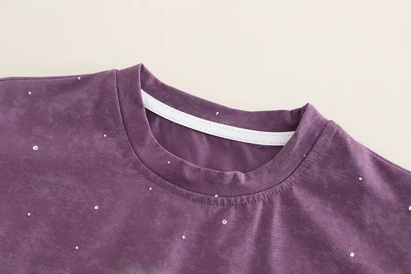 Kids Sticky Diamond T-Shirt Set Green Gray — feature 7
