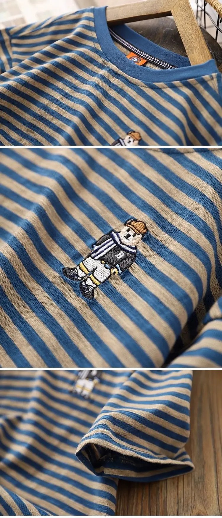Boys Striped T-Shirt 2025 Summer Breathable — feature 3