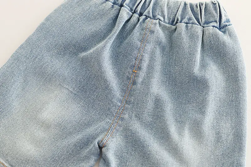 Kids 1976 Vintage Print T-Shirt & Denim Shorts Set — feature 16