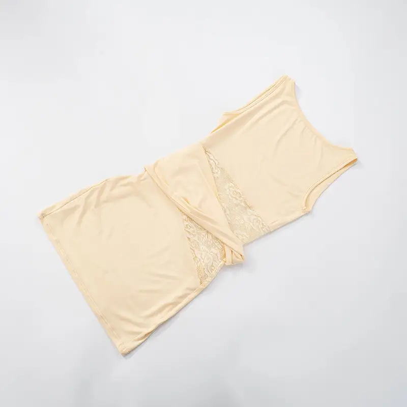 Translucent Cut Out Lace Twisted Belt Dress for Women — feature 24
