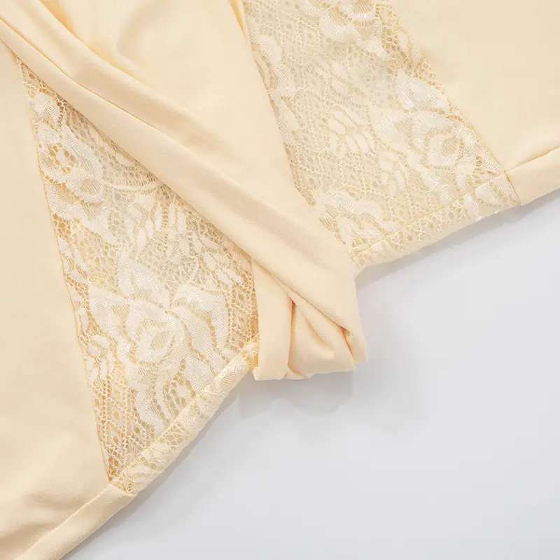 Translucent Cut Out Lace Twisted Belt Dress for Women — feature 27