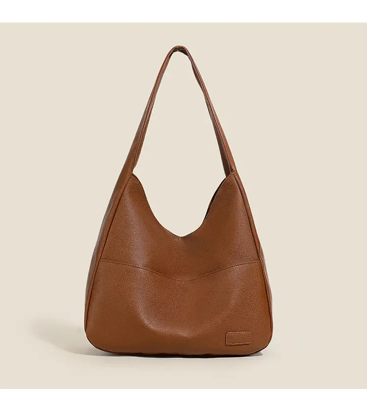 Women's Large Capacity Retro Brown Tote Bag — feature 12