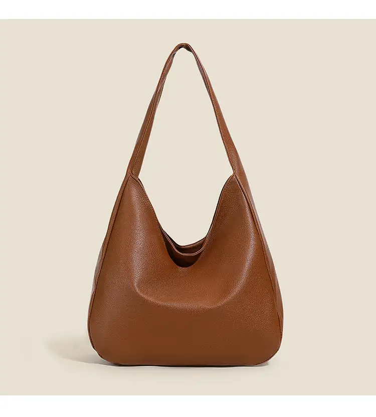 Women's Large Capacity Retro Brown Tote Bag — feature 14