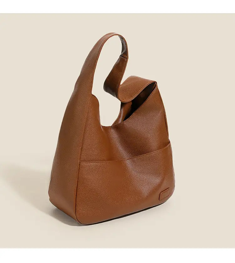 Women's Large Capacity Retro Brown Tote Bag — feature 16