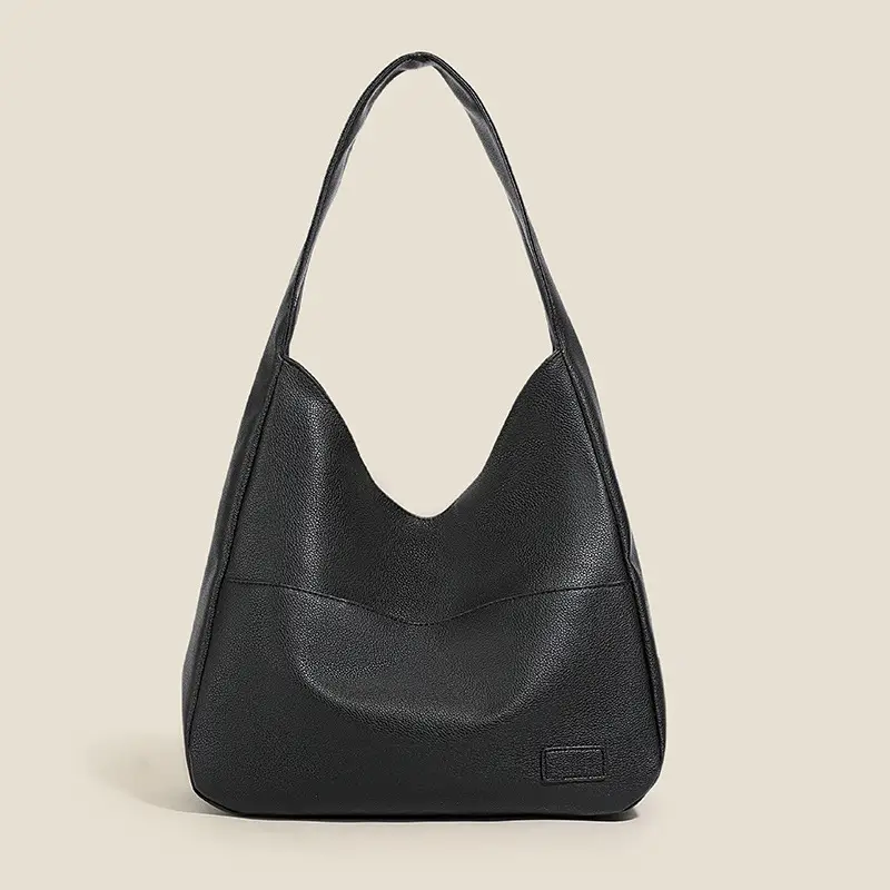 Women's Large Capacity Retro Brown Tote Bag - Image 2