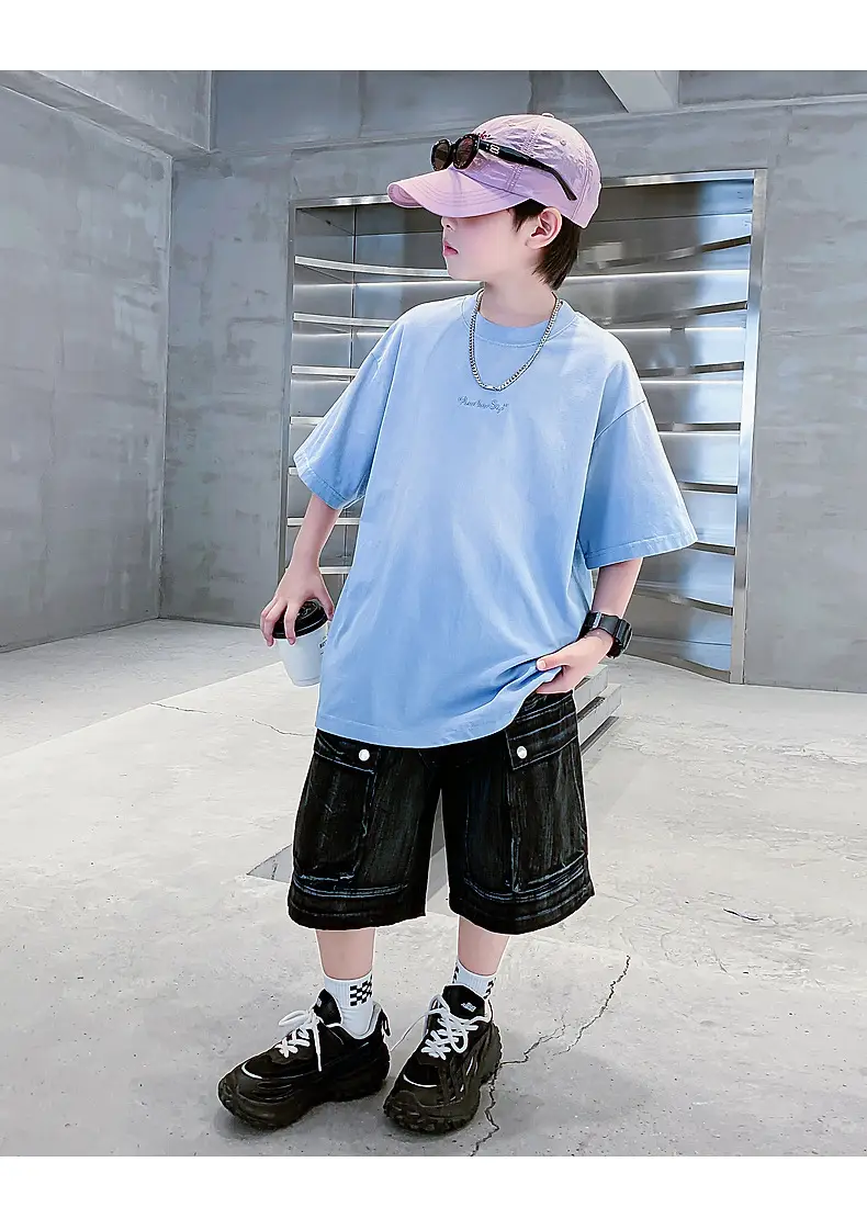 Boys Summer Cotton T-Shirt Dopamine Gradient 2026 — feature 21