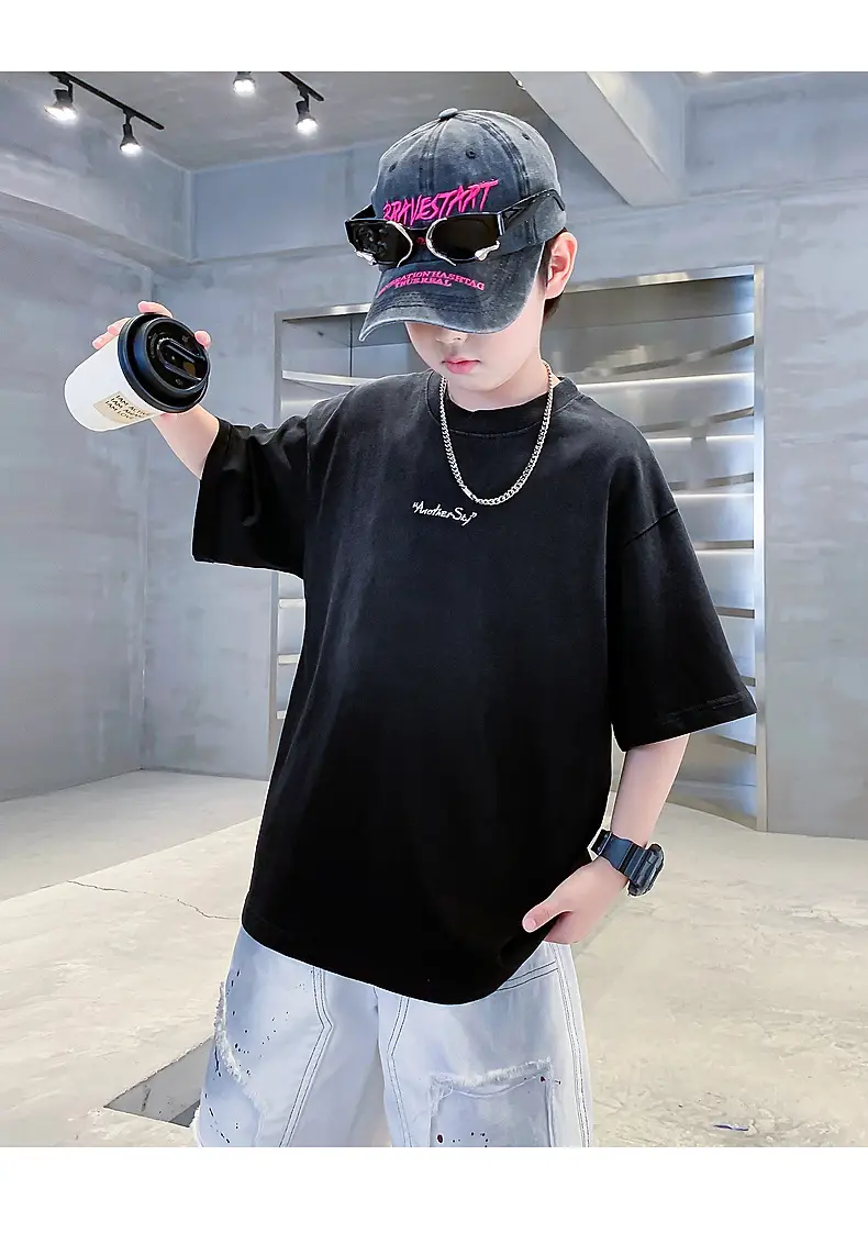 Boys Summer Cotton T-Shirt Dopamine Gradient 2026 — feature 22