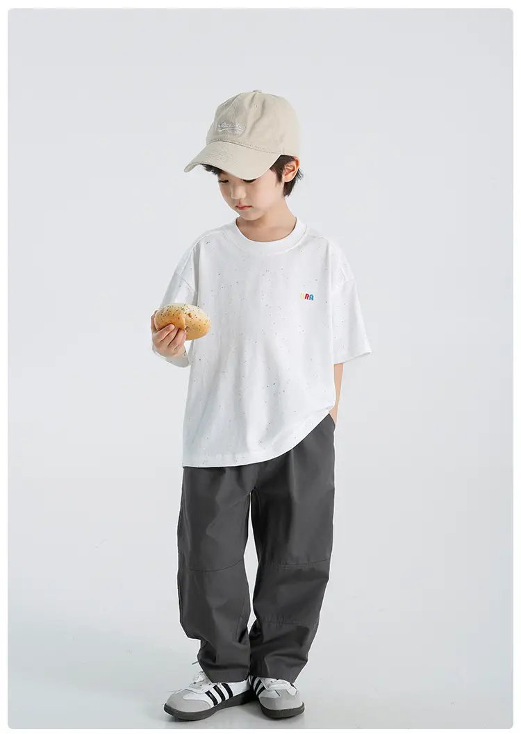 Haima Boys Short Sleeve T-Shirt Light Blue 2026 — feature 11