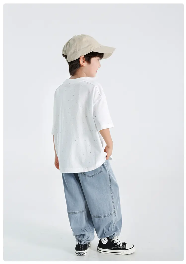 Haima Boys Short Sleeve T-Shirt Light Blue 2026 — feature 12