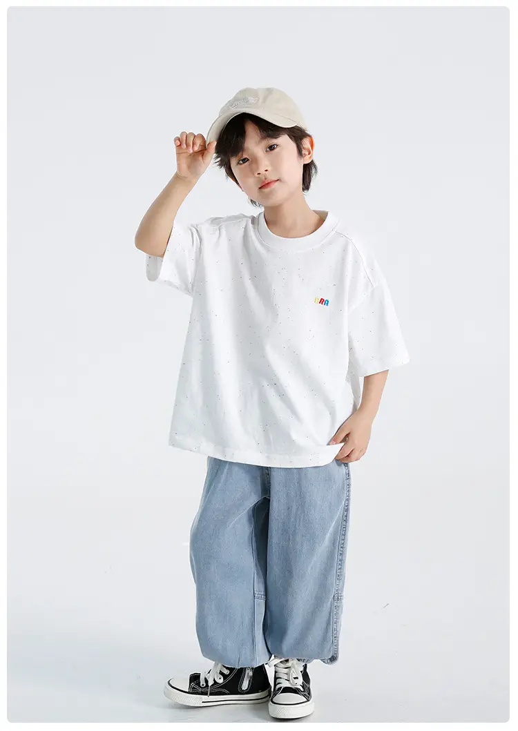 Haima Boys Short Sleeve T-Shirt Light Blue 2026 — feature 14