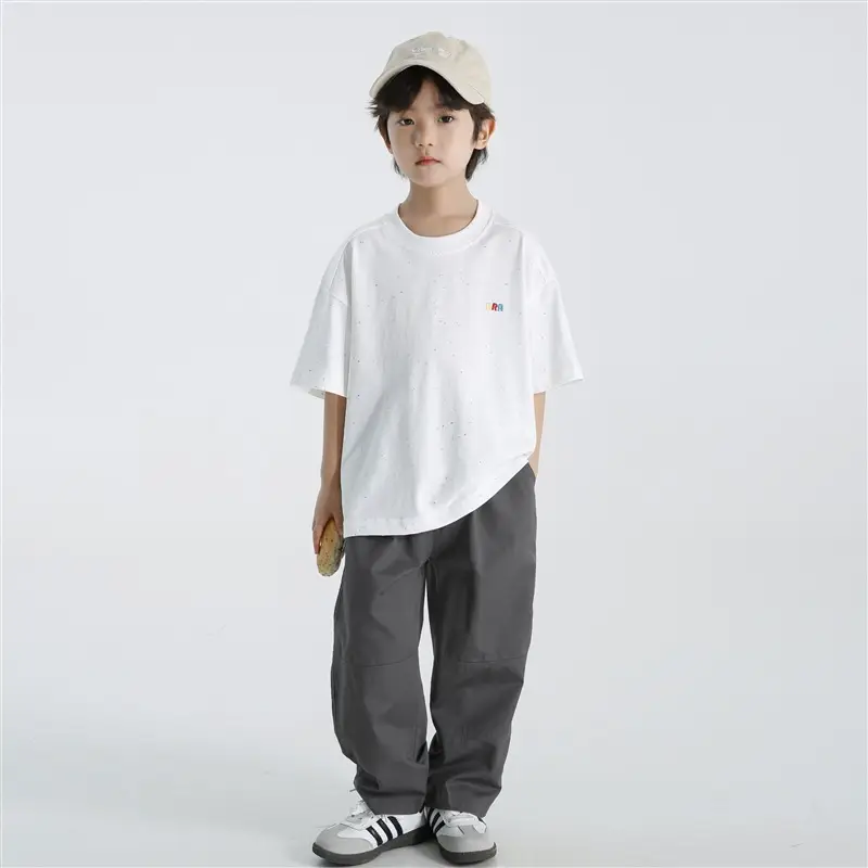 Haima Boys Short Sleeve T-Shirt Light Blue 2026 - Image 2