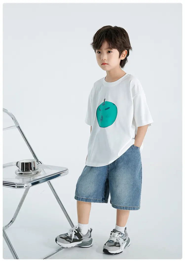 Korean Style Boys T-Shirt Quick Dry Cool Sleeve — feature 11
