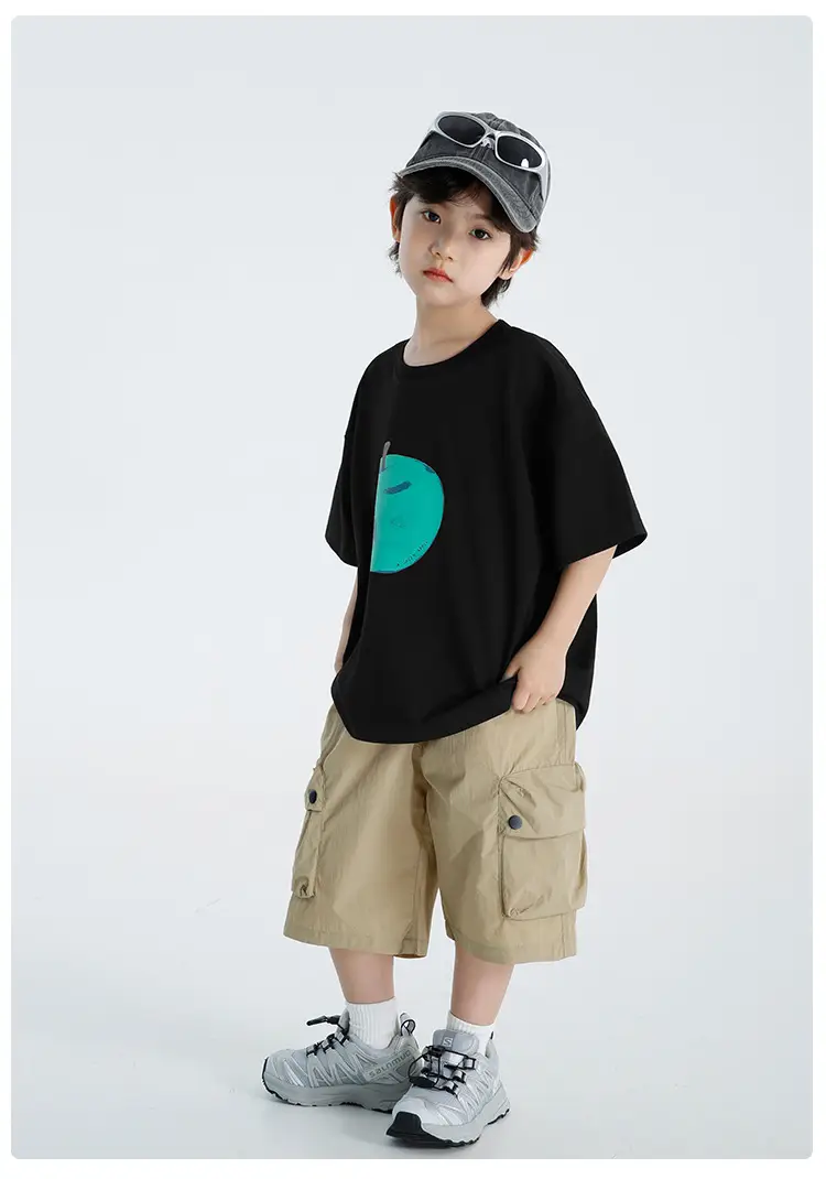 Korean Style Boys T-Shirt Quick Dry Cool Sleeve — feature 19
