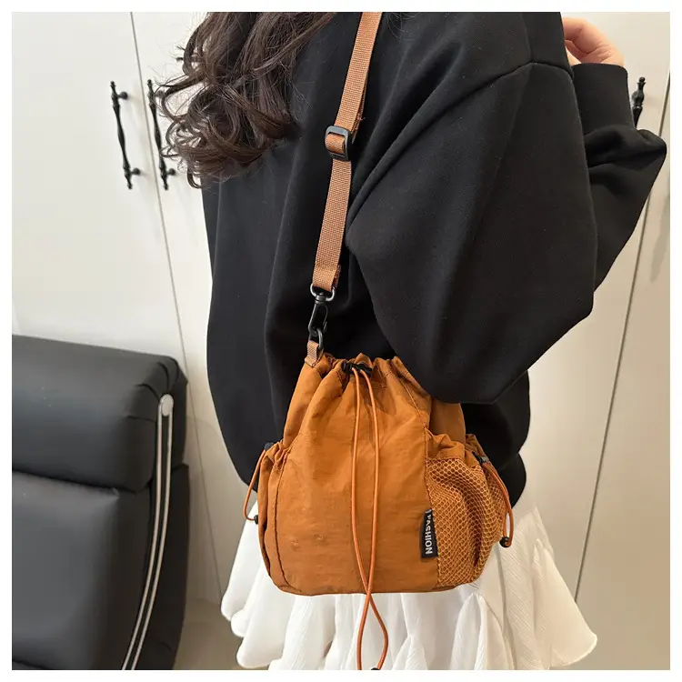 Black Textured Crossbody Bag for Women — feature 11