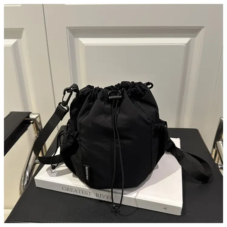 Black Textured Crossbody Bag for Women — feature 23
