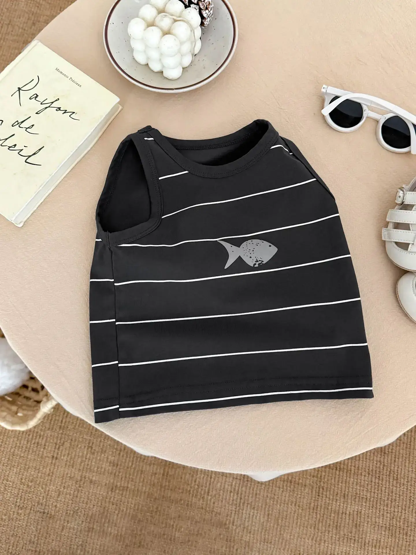 Boys Striped Sleeveless Vest 2025 Summer - Image 6