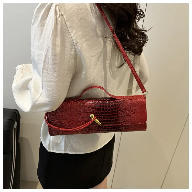 White Embossed Crossbody Bag for Women 2025 Summer — feature 12