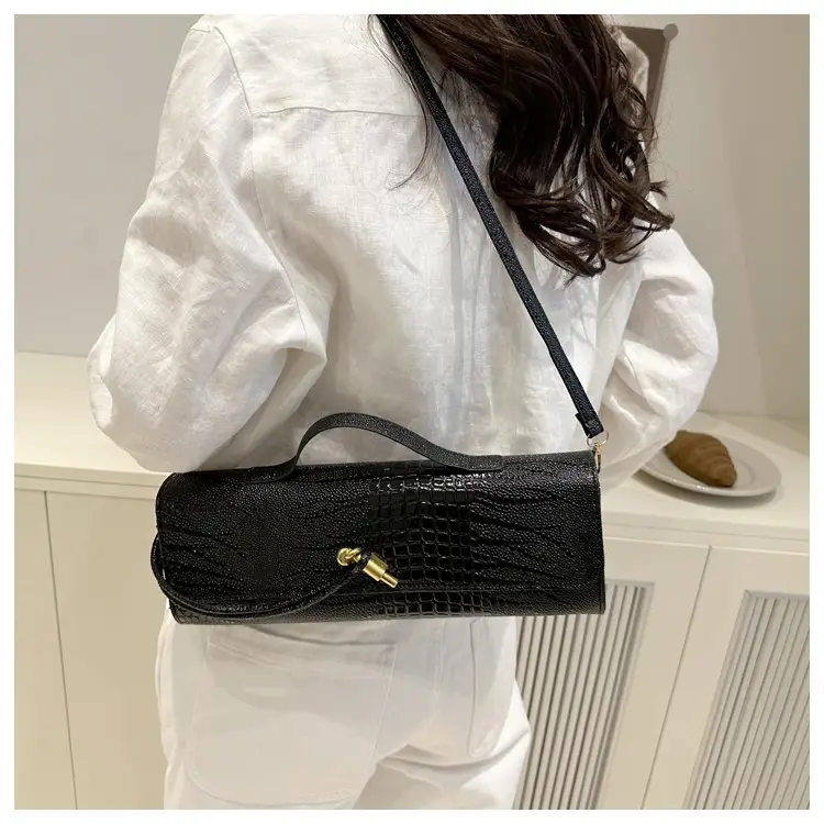 White Embossed Crossbody Bag for Women 2025 Summer — feature 15