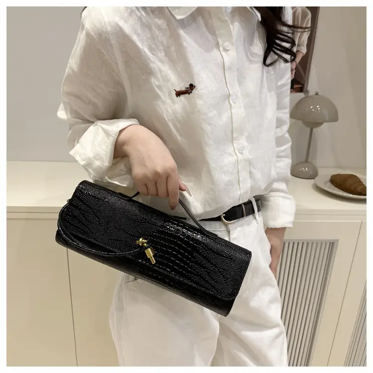 White Embossed Crossbody Bag for Women 2025 Summer — feature 17
