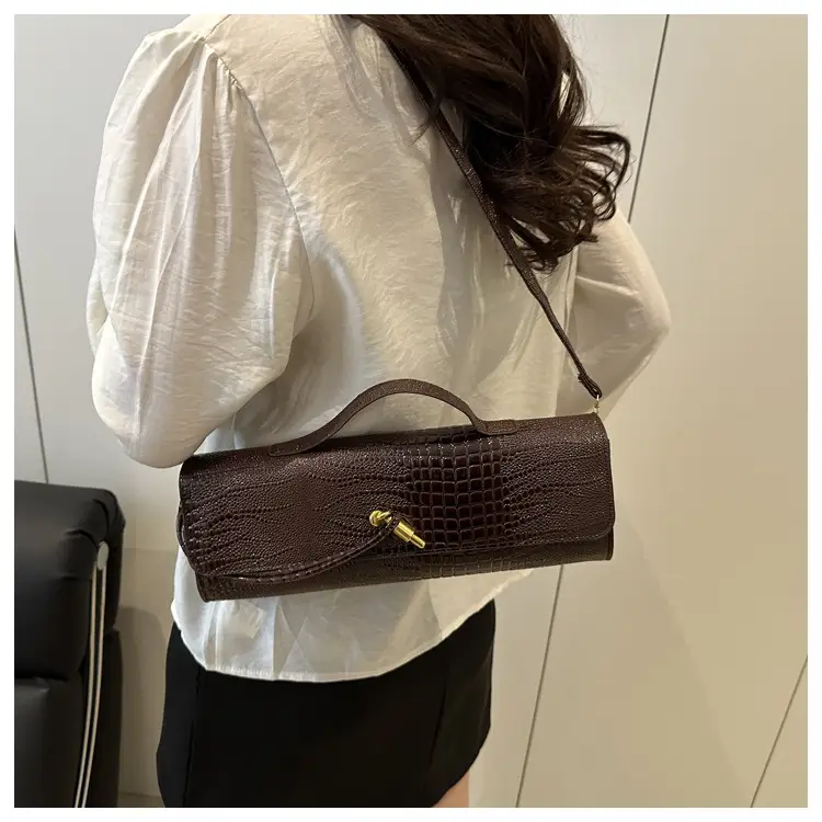White Embossed Crossbody Bag for Women 2025 Summer — feature 9
