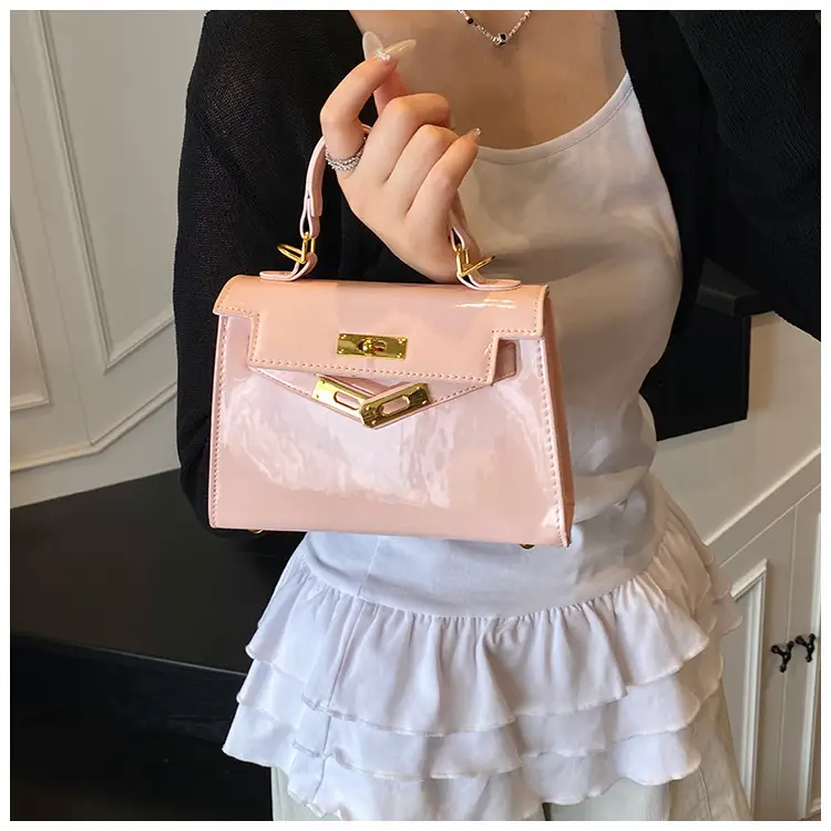 2025 Brown Glossy Leather Shoulder Bag for Women — feature 21