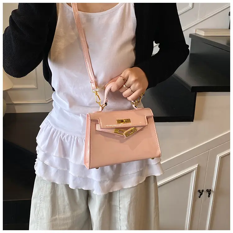 2025 Brown Glossy Leather Shoulder Bag for Women — feature 22
