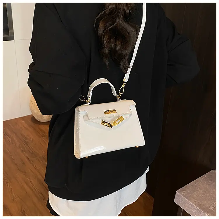 2025 Brown Glossy Leather Shoulder Bag for Women — feature 25
