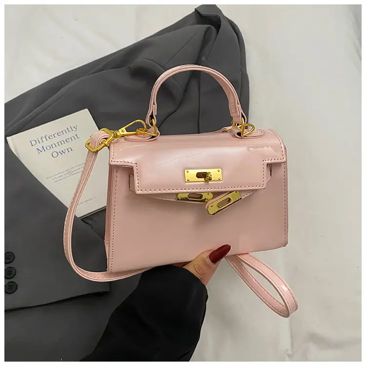 2025 Brown Glossy Leather Shoulder Bag for Women - Image 12