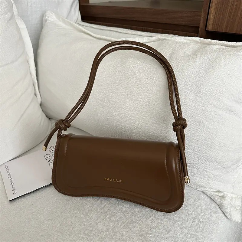 Women's Beige Leather Crossbody Bag 2025 Summer - Image 8