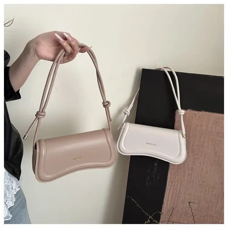 Women's Beige Leather Crossbody Bag 2025 Summer — feature 10