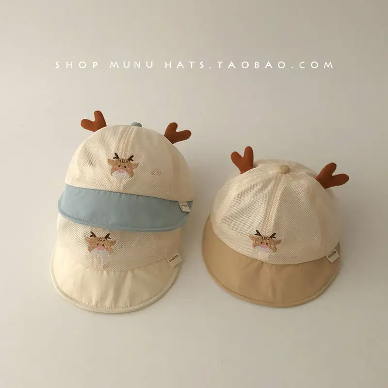 Baby Cap with Cow Print Travel Sun Hat — feature 8