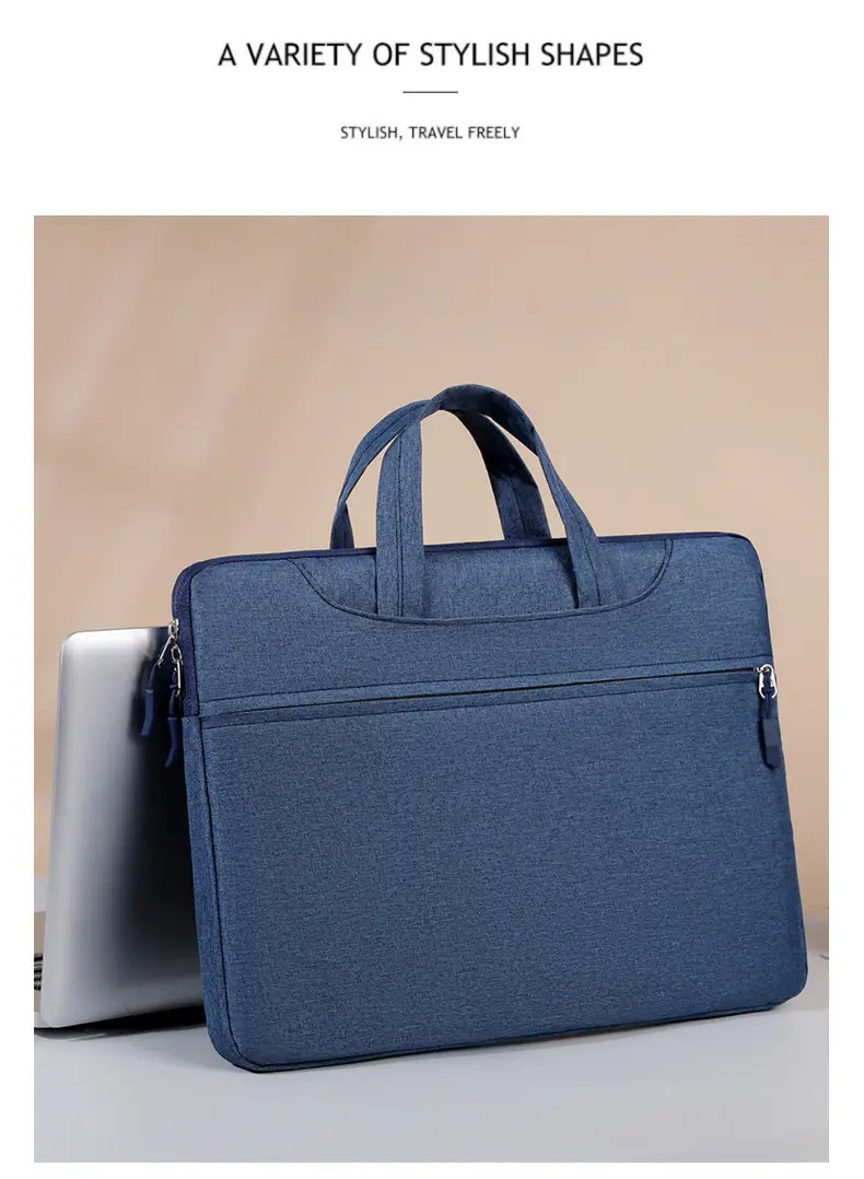 Waterproof Business Laptop Bag Pink Shoulder Crossbody — feature 14