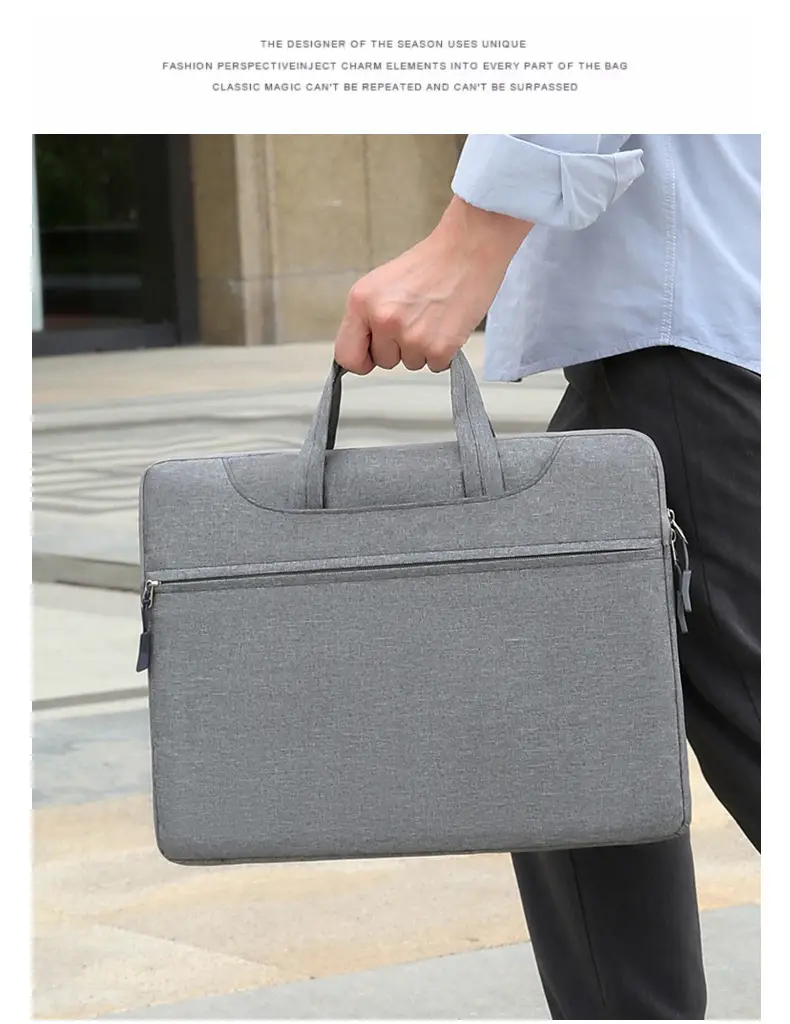 Waterproof Business Laptop Bag Pink Shoulder Crossbody — feature 25