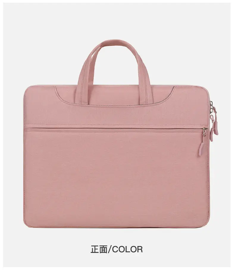 Waterproof Business Laptop Bag Pink Shoulder Crossbody — feature 32