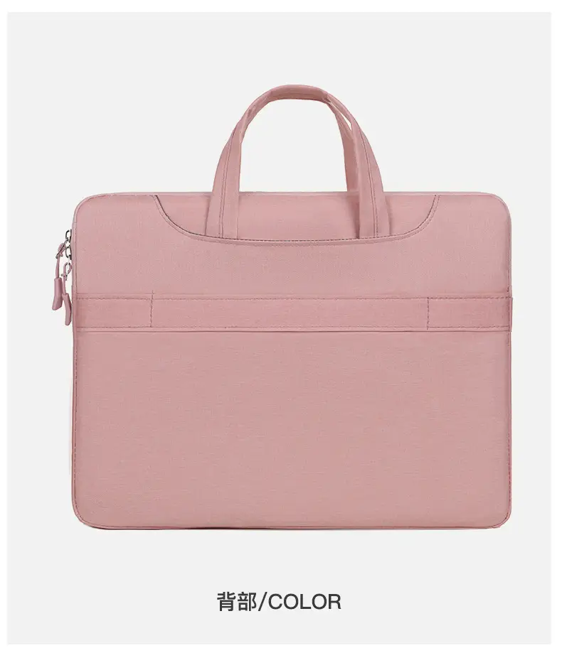 Waterproof Business Laptop Bag Pink Shoulder Crossbody — feature 34