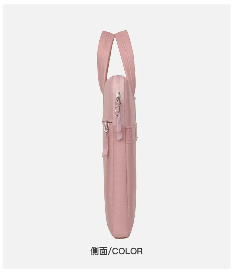 Waterproof Business Laptop Bag Pink Shoulder Crossbody — feature 35