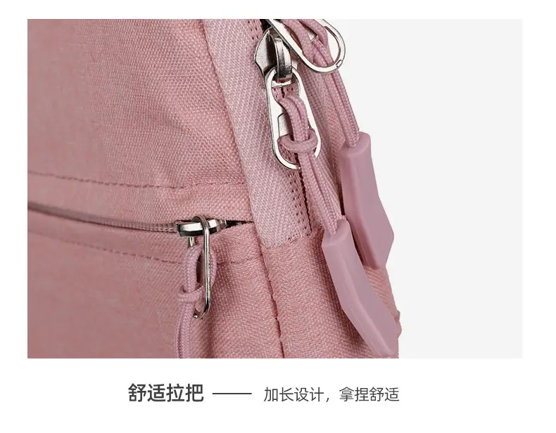 Waterproof Business Laptop Bag Pink Shoulder Crossbody — feature 39