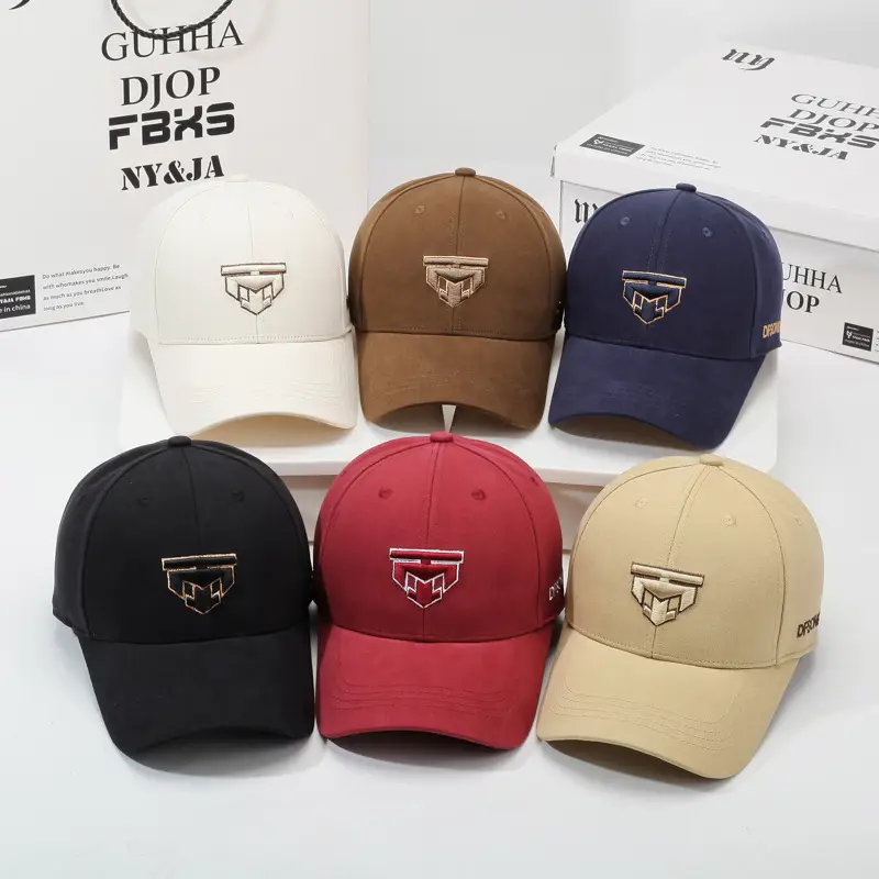 Men's Beige Embroidered Arrow Cap Baseball Sun Hat - Image 9
