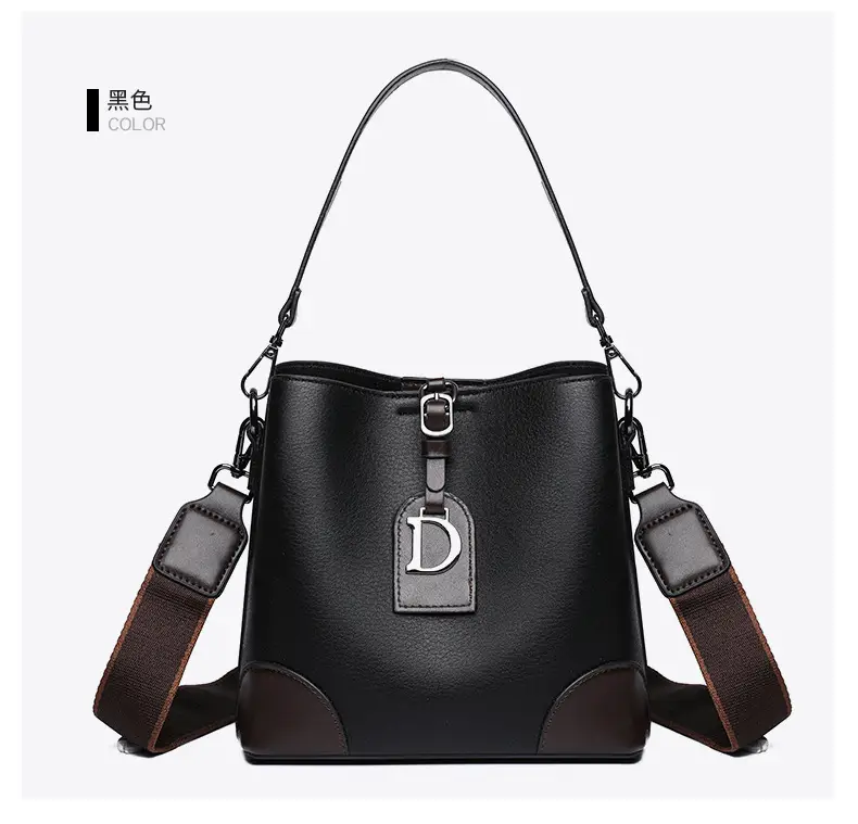 D-Logo Cross-Border Large Capacity Leather Bag — feature 12