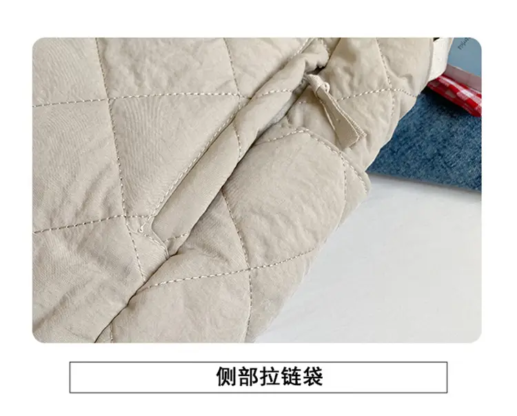 New Autumn Cotton Quilted Tote Bags Multi Color — feature 10
