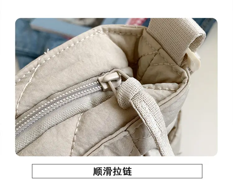 New Autumn Cotton Quilted Tote Bags Multi Color — feature 9