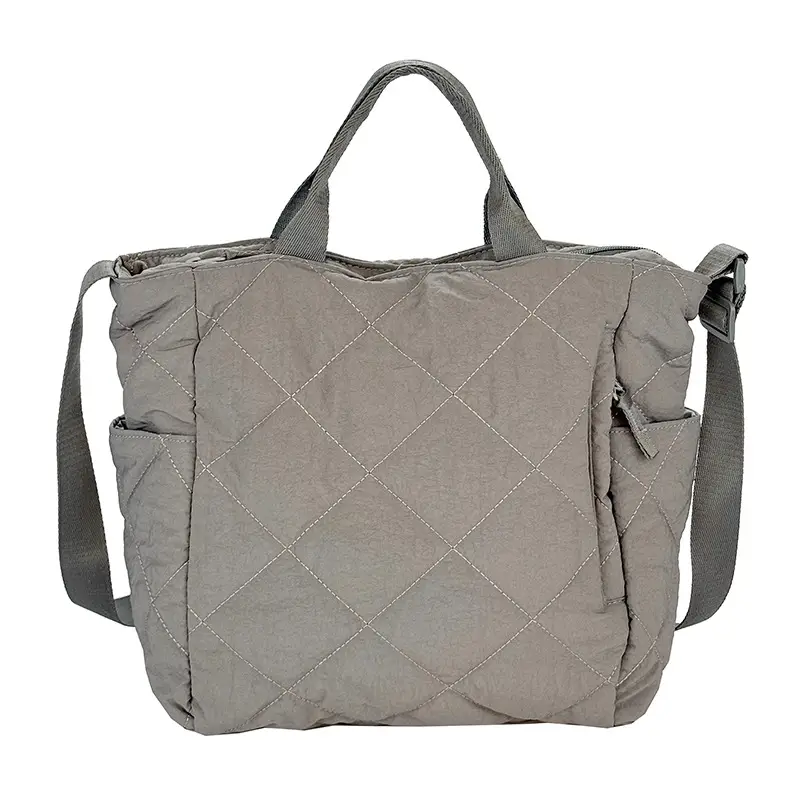 New Autumn Cotton Quilted Tote Bags Multi Color - Image 2