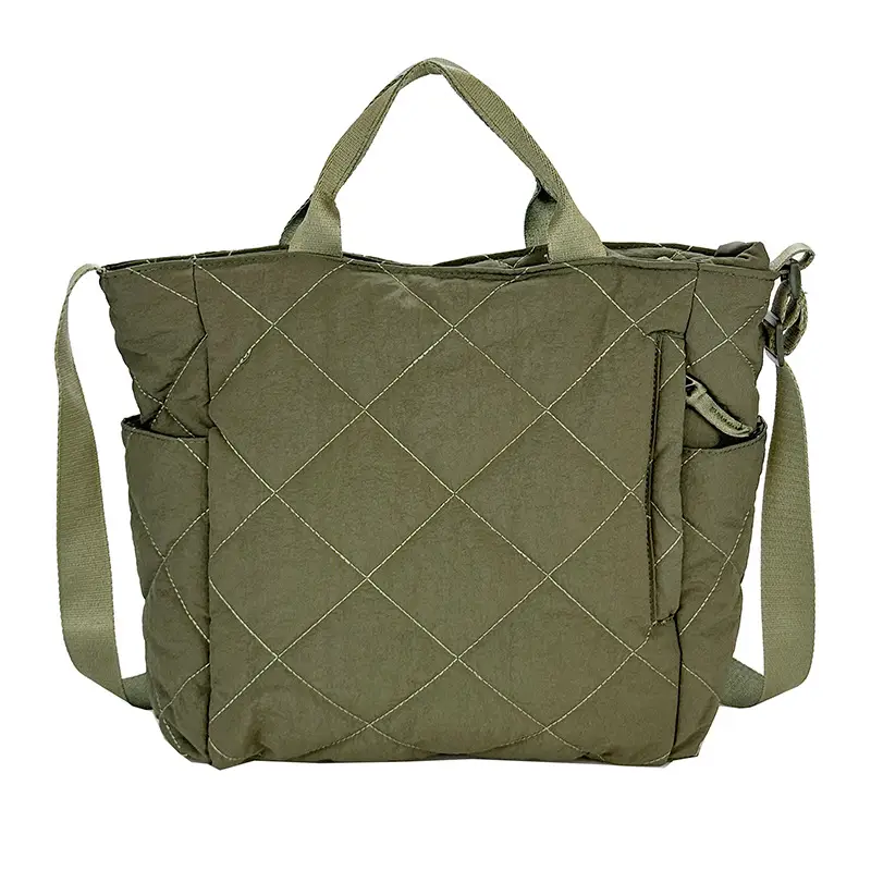 New Autumn Cotton Quilted Tote Bags Multi Color - Image 5