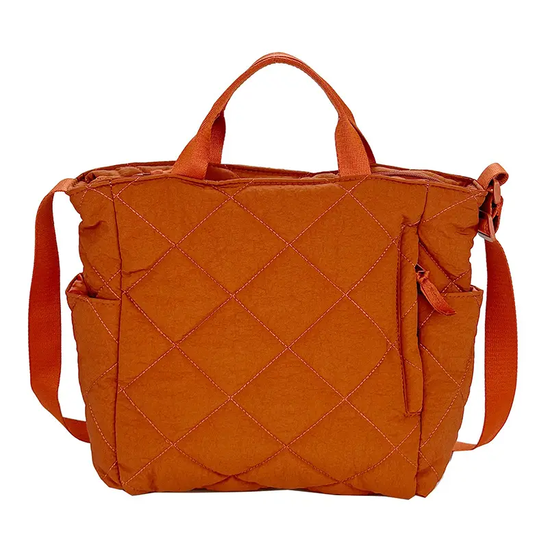 New Autumn Cotton Quilted Tote Bags Multi Color - Image 6